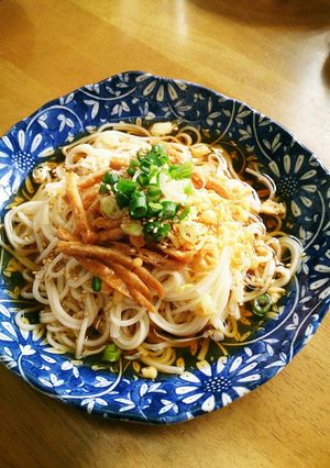 ひんやり簡単☆ぶっかけきつねうどん-レシピのメイン写真