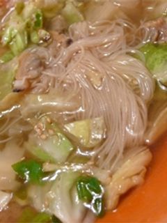 夜食にあったかさっぱり麺-レシピのメイン写真