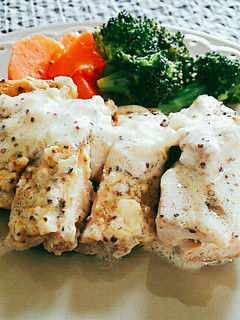 鶏モモ肉のソテー粒マスタードソース-レシピのメイン写真
