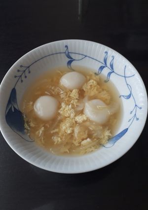 たまごスープ（白玉入り）-レシピのメイン写真