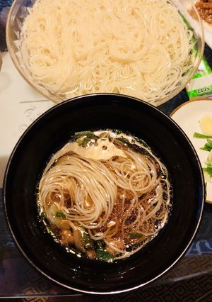 納豆とごま油の素麺✴︎-レシピのメイン写真