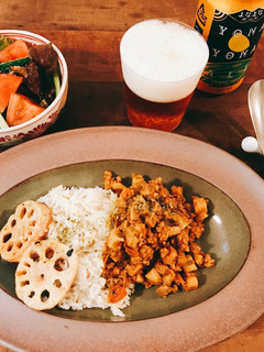 豚ひき肉とレンコンのキーマカレー-レシピのメイン写真