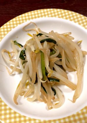 簡単！ニラともやしのポン酢炒め-レシピのメイン写真