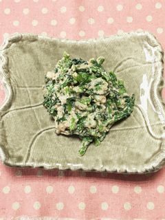 春菊の茎の白和え-レシピのメイン写真