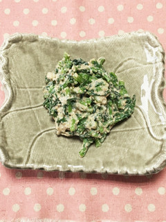 春菊の茎の白和え-レシピのメイン写真