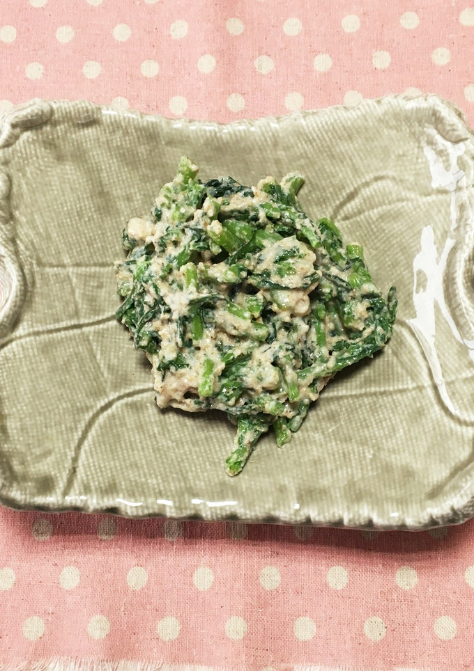 春菊の茎の白和え-レシピのメイン写真