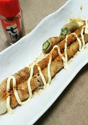 焼き肉のたれで簡単！アスパラ肉巻き-レシピのメイン写真