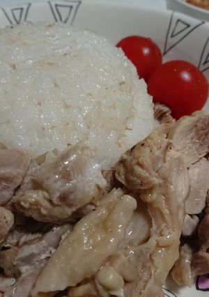 チキンライス★炊飯器利用★カオマンガイ-レシピのメイン写真