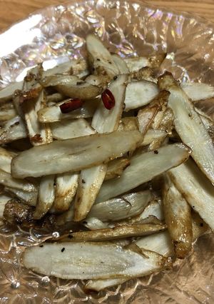 ごぼうペペロンチーノ-レシピのメイン写真