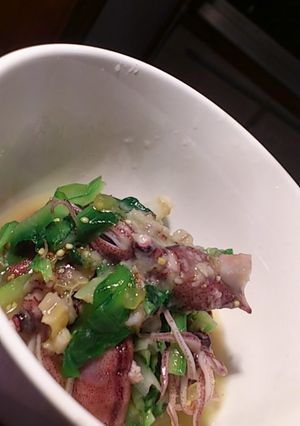 ◆旬のホタルイカとウルイの和え物◆-レシピのメイン写真