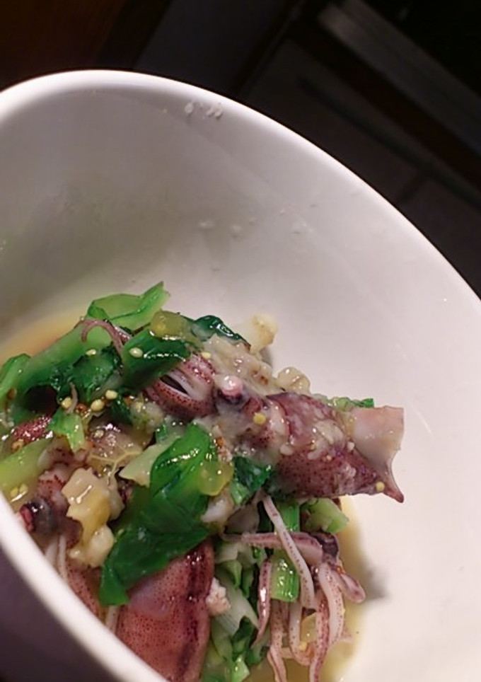 ◆旬のホタルイカとウルイの和え物◆-レシピのメイン写真