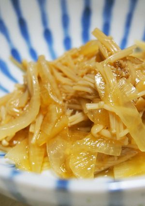 手づくりなめたけと、大根の和え物♪-レシピのメイン写真