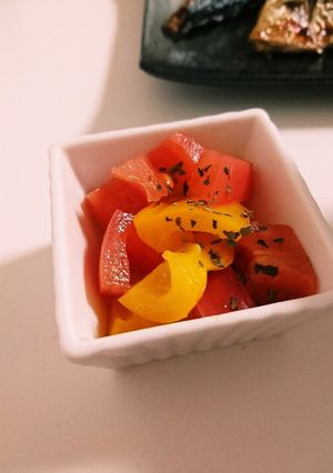 パプリカとトマトのマリネ-レシピのメイン写真