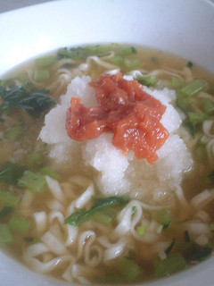 梅と大根おろしの艶うどん-レシピのメイン写真