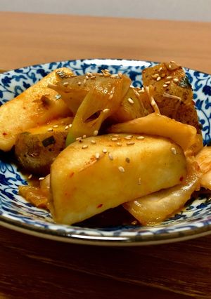 新じゃがとキムチの炒め煮-レシピのメイン写真