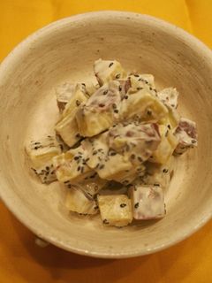 焼き芋サラダ-レシピのメイン写真