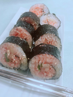 超簡単!市販キムチだけのキンパ風海苔巻き-レシピのメイン写真