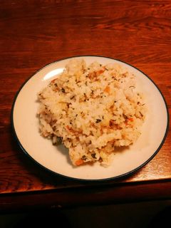 ネギと大葉と梅干しの混ぜご飯-レシピのメイン写真