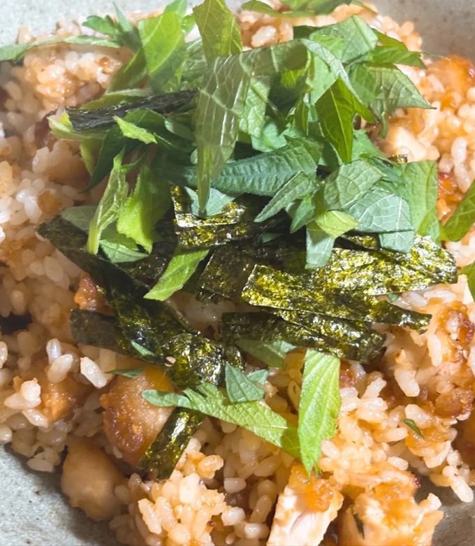 唐揚げリメイク!甘辛混ぜご飯-レシピのメイン写真