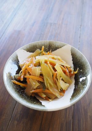 《副菜②》セロリとにんじんのきんぴら-レシピのメイン写真