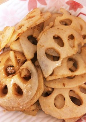 手抜きおかず☆れんこんのドレッシング炒め-レシピのメイン写真