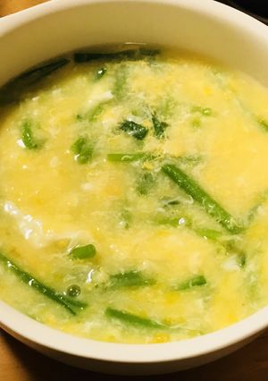 ニラと玉子のとろとろシンプルスープ-レシピのメイン写真