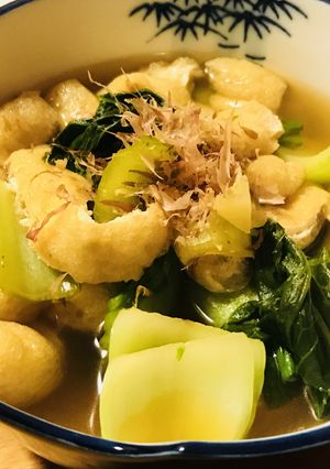 チンゲン菜とうすあげのあっさりひたし煮-レシピのメイン写真