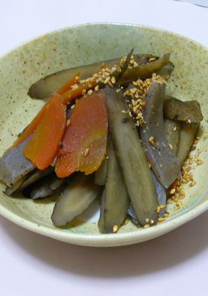 ごぼうの煮物-レシピのメイン写真