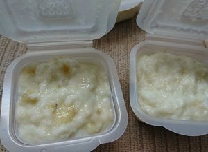 離乳食中期 バナナミルクパン粥☆-レシピのメイン写真