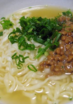 納豆大好きっこうどん♡-レシピのメイン写真