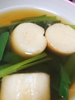 ニラとお麩のお吸い物-レシピのメイン写真
