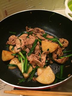 じゃがいもと豚肉のガーリック炒め-レシピのメイン写真