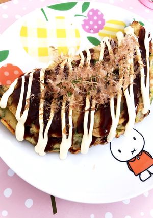 とろけるチーズのふんわりねぎ焼き♡-レシピのメイン写真