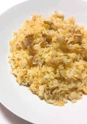 鶏皮チャーハン-レシピのメイン写真