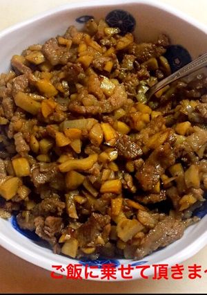 牛肉と蓮根ゴボウのしぐれ佃煮-レシピのメイン写真