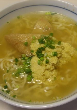きつねふわふわ卵うどん-レシピのメイン写真