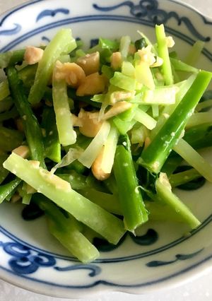 ブロッコリー茎と大豆の♪簡単♪酢味噌和え-レシピのメイン写真