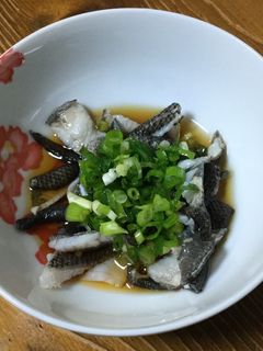 雑な男料理:メバルの皮の湯引き-レシピのメイン写真