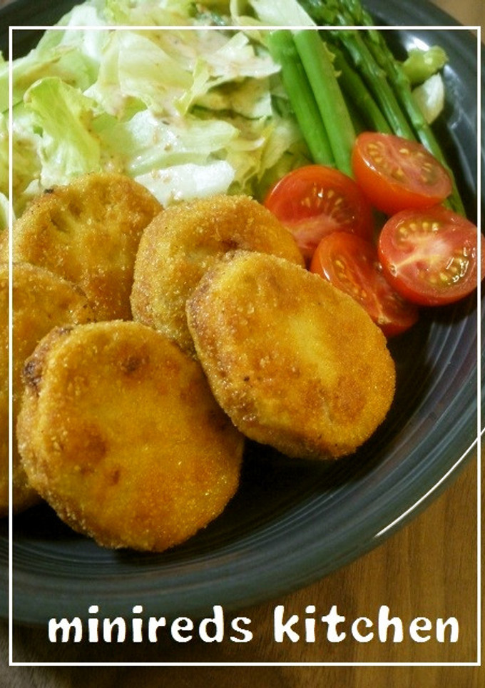 れんこんのはさみ揚げ-レシピのメイン写真