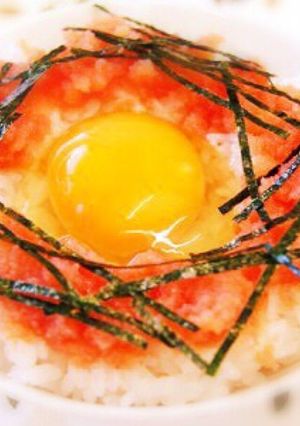 醤油無し！明太子と卵のコラボ！卵かけご飯-レシピのメイン写真