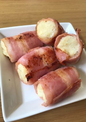 おから入りマッシュポテトのベーコン巻き-レシピのメイン写真