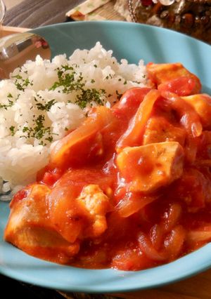 フライパンで作るチキンパプリカ-レシピのメイン写真