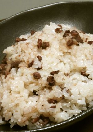 塩分ゼロ♪ヘルシーな小豆おこわ～活力なべ-レシピのメイン写真