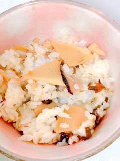 炊き込まない筍ご飯出し殻昆布入り-レシピのメイン写真