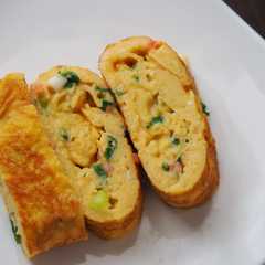 A picture of 小ねぎたっぷり玉子焼き.