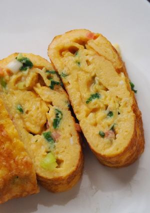 小ねぎたっぷり玉子焼き-レシピのメイン写真