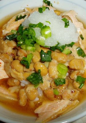 ネバネバ納豆味噌キムチ茶漬け-レシピのメイン写真