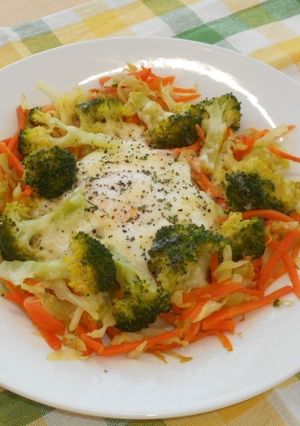 野菜たっぷり卵焼き-レシピのメイン写真