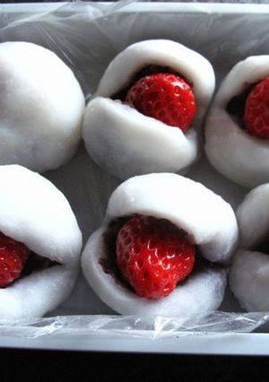 だんご粉で♪いちご大福-レシピのメイン写真