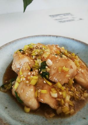 甘辛ねぎダレチキン-レシピのメイン写真